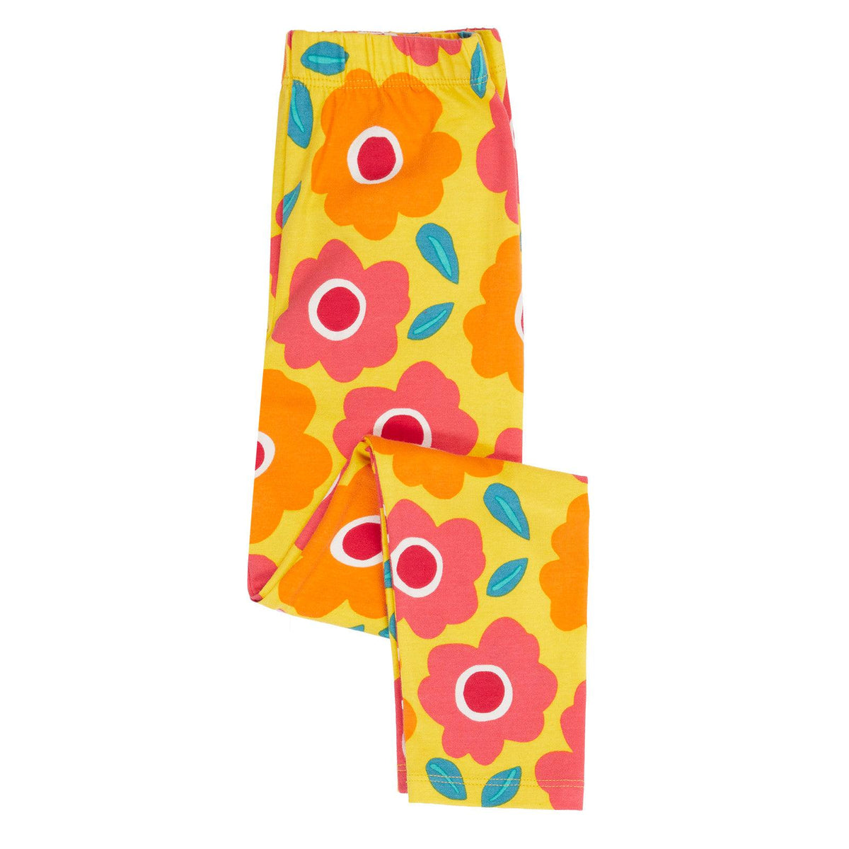 Floral Fields Libby Leggings - 2 Left Size 6-7 & 9-10 years-Frugi-Modern Rascals