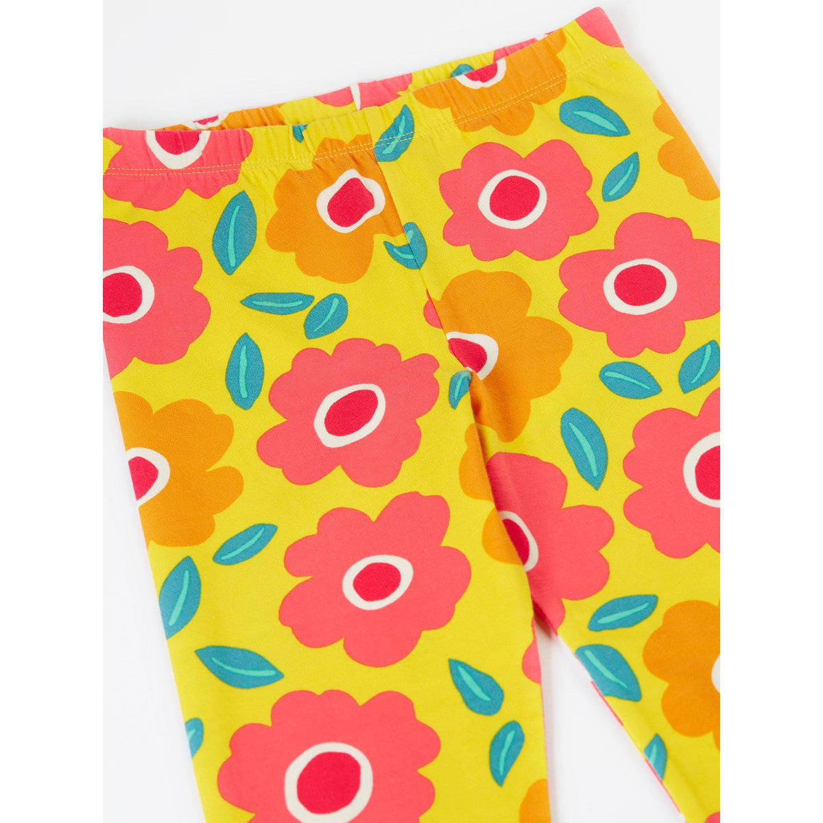 Floral Fields Libby Leggings - 2 Left Size 6-7 & 9-10 years-Frugi-Modern Rascals
