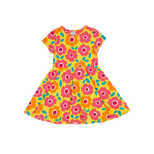 Floral Fields Spring Skater Dress-Frugi-Modern Rascals