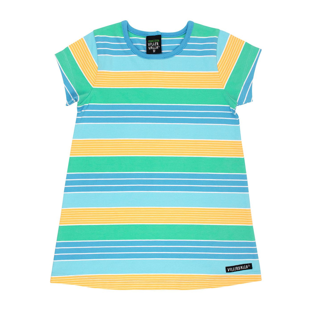 Florida Multistripe Short Sleeve Dress-Villervalla-Modern Rascals