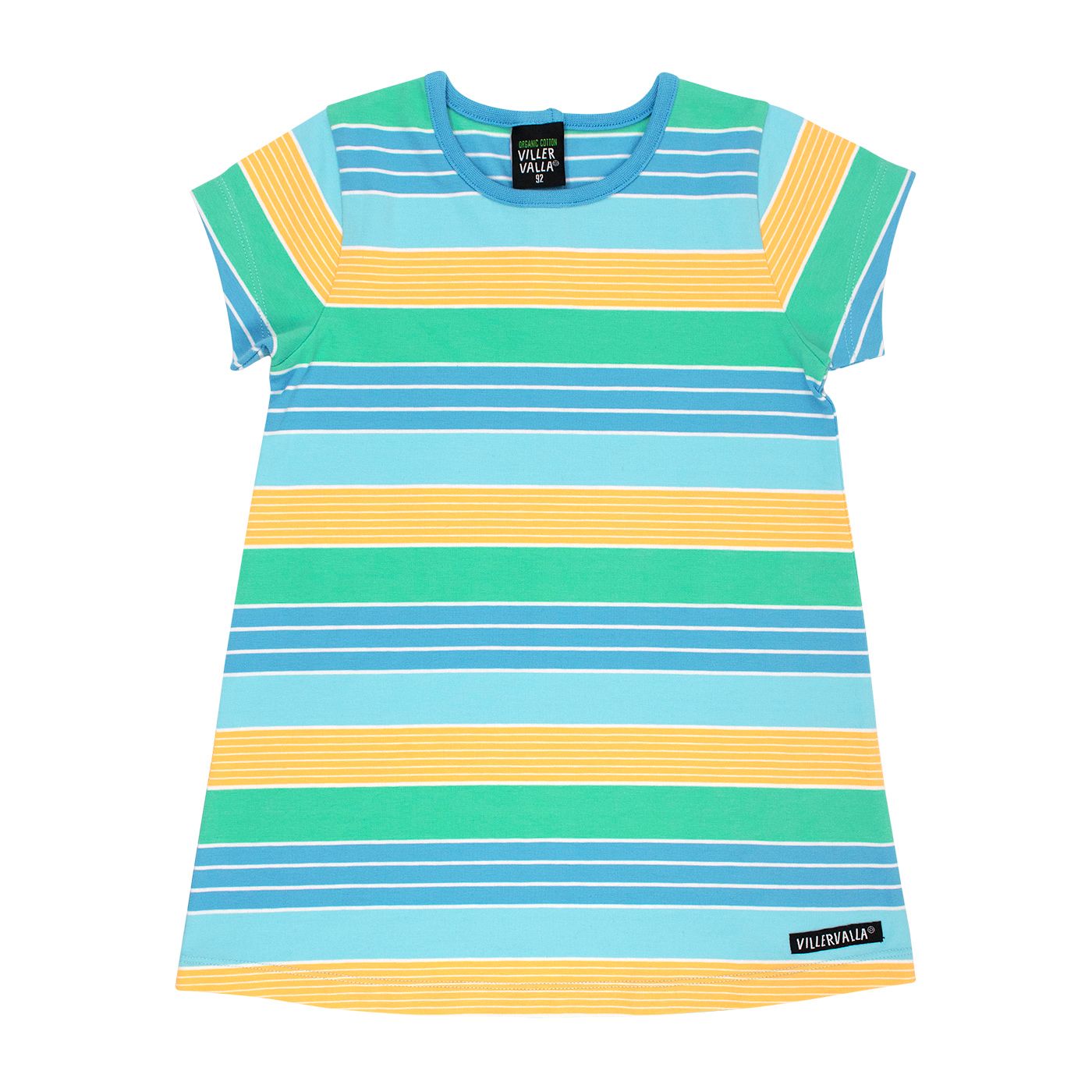 Florida Multistripe Short Sleeve Dress-Villervalla-Modern Rascals