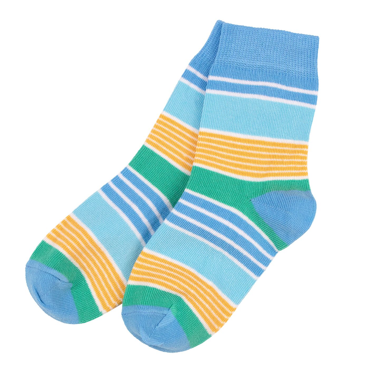 Florida Multistripe Socks - 1 Left Size 2-4 years-Villervalla-Modern Rascals
