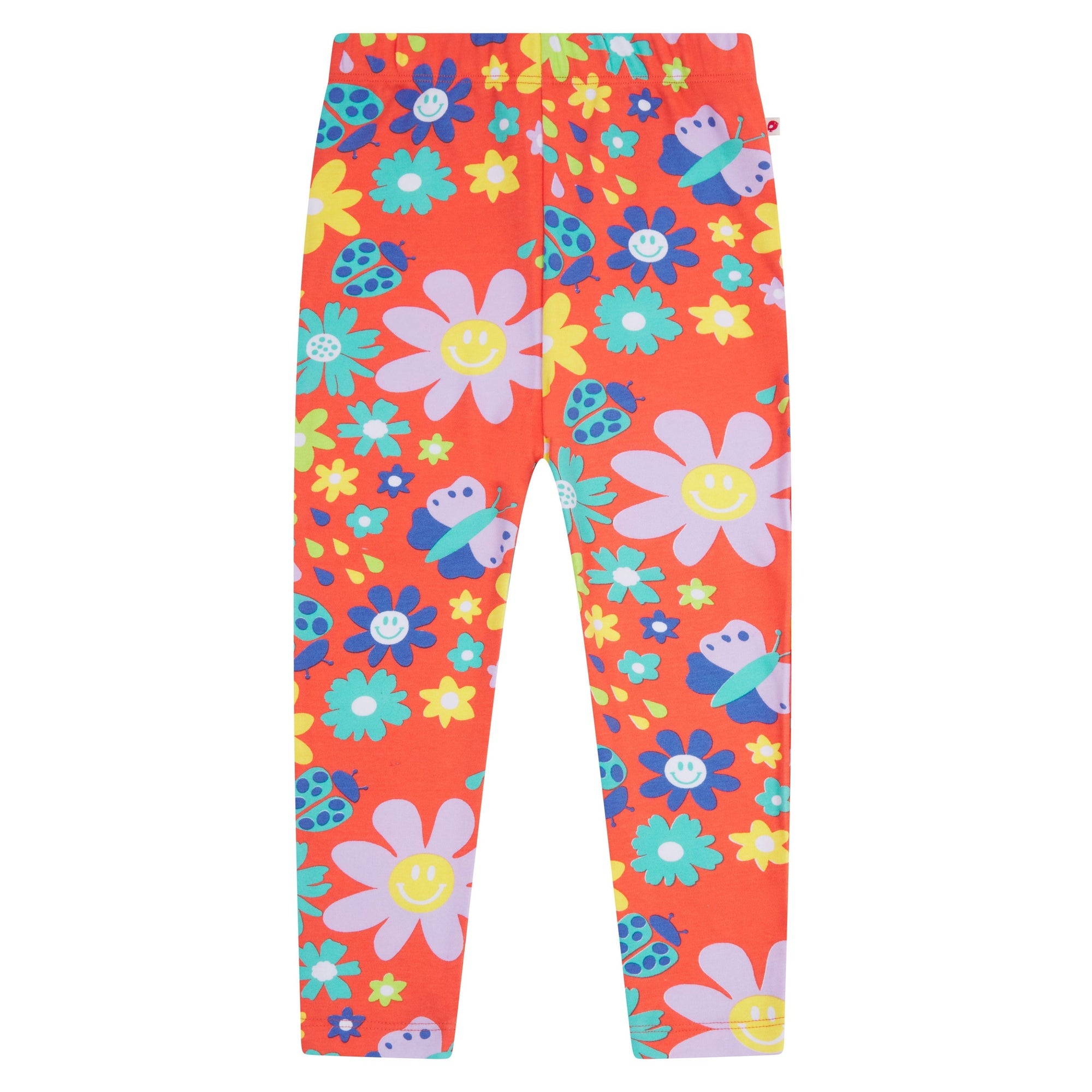 Flower Power Leggings - 1 Left Size 3-4 years-Piccalilly-Modern Rascals