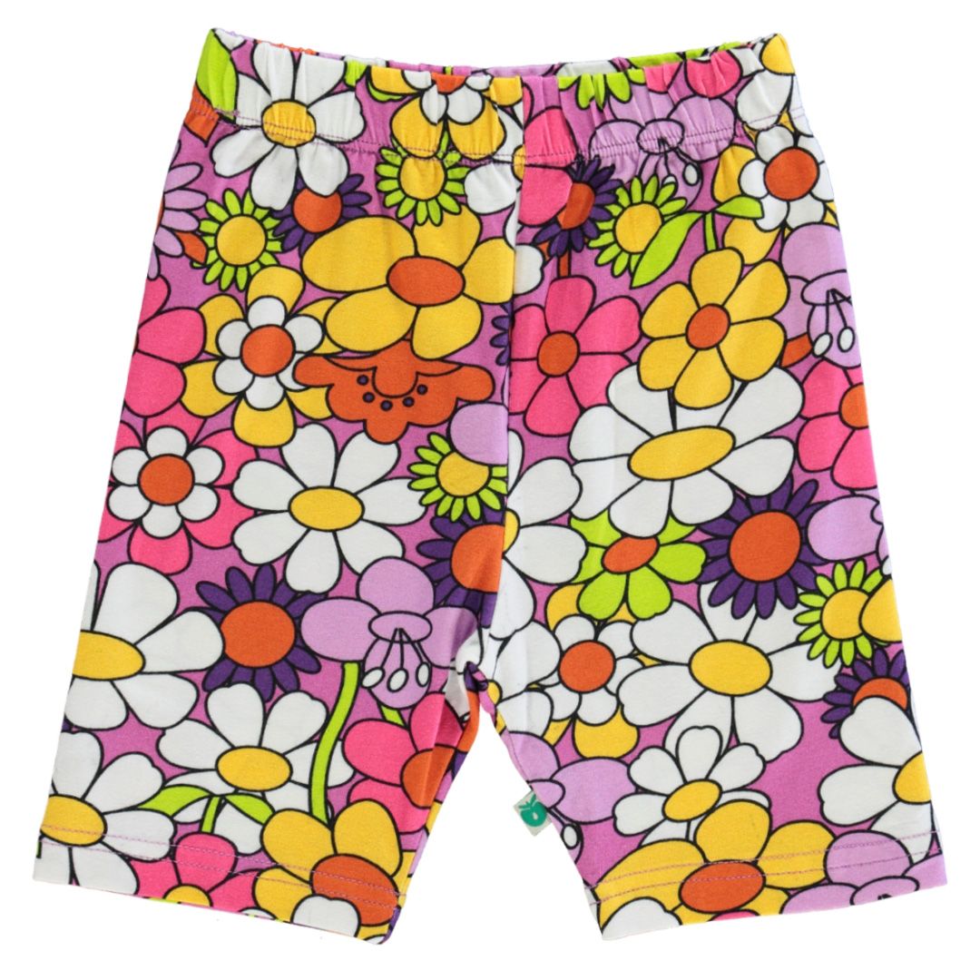 Flowers Cycling Shorts in Spring Pink - 1 Left Size 9-10 years-Smafolk-Modern Rascals