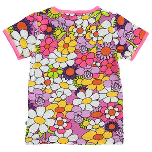 Flowers Short Sleeve Shirt in Spring Pink-Smafolk-Modern Rascals