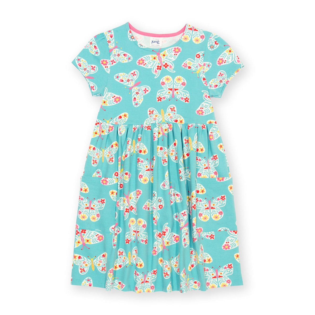 Flutterby Short Sleeve Dress-Kite-Modern Rascals
