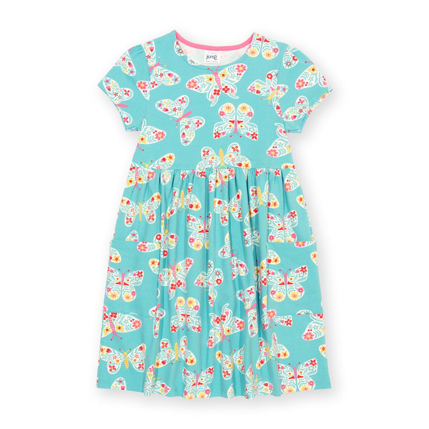 Flutterby Short Sleeve Dress-Kite-Modern Rascals