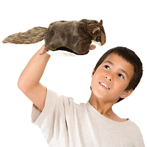 Flying Squirrel Hand Puppet-Folkmanis Puppets-Modern Rascals