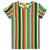 Folk Stripes Short Sleeve Shirt - 1 Left Size 9-11 years-Raspberry Republic-Modern Rascals