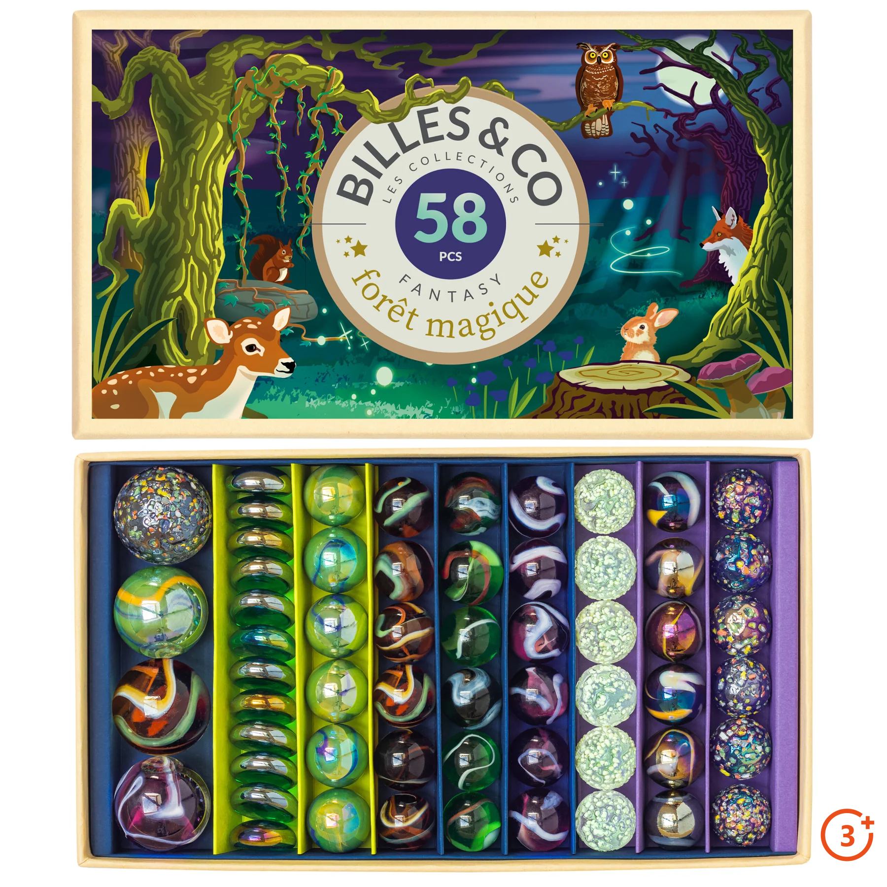 Forest Magic Marbles-Billes and Co-Modern Rascals