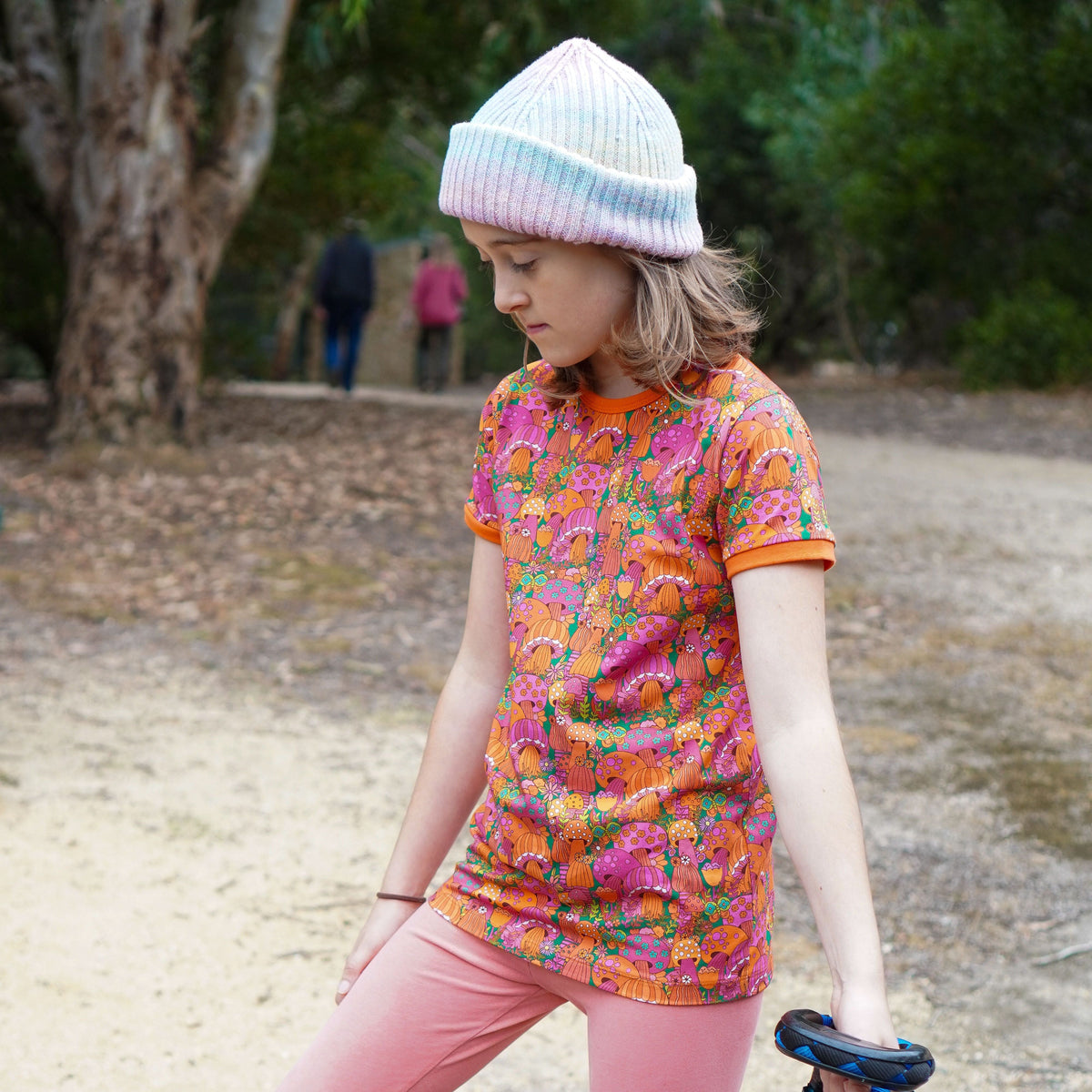 Forest Shrooms Short Sleeve Shirt-Uddevalla Barn-Modern Rascals