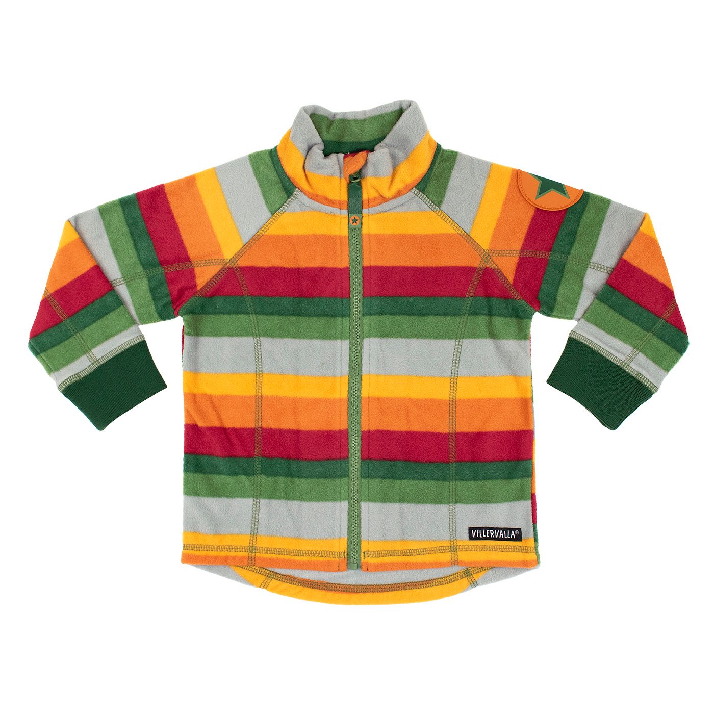 Forest Stripe Fleece Jacket-Villervalla-Modern Rascals