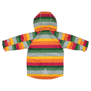 Forest Stripe Winter Jacket - 1 Left Size 3-4 years-Villervalla-Modern Rascals