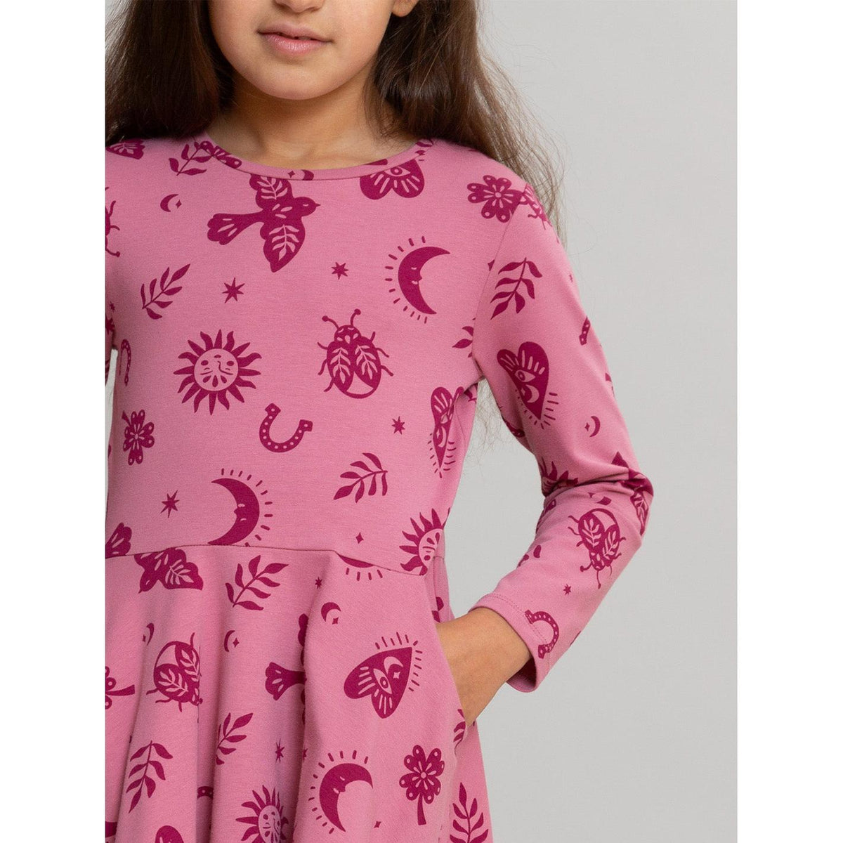 Fortune Long Sleeve Skater Dress-Kite-Modern Rascals