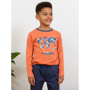Fossil Finder Long Sleeve Shirt - 1 Left Size 2-3 years-Kite-Modern Rascals