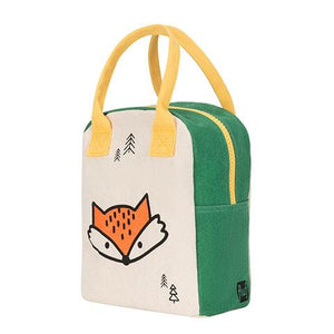 Fox Zippered Lunch Bag-Fluf-Modern Rascals