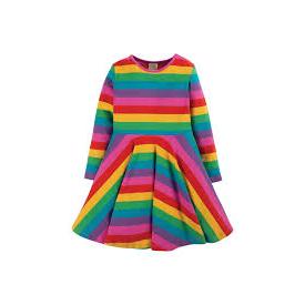 Foxglove Sofia Long Sleeve Skater Dress - 1 Left Size 2-3 years-Frugi-Modern Rascals