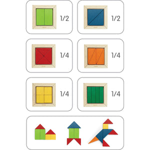 Fraction Blocks - Unit Plus-PlanToys-Modern Rascals