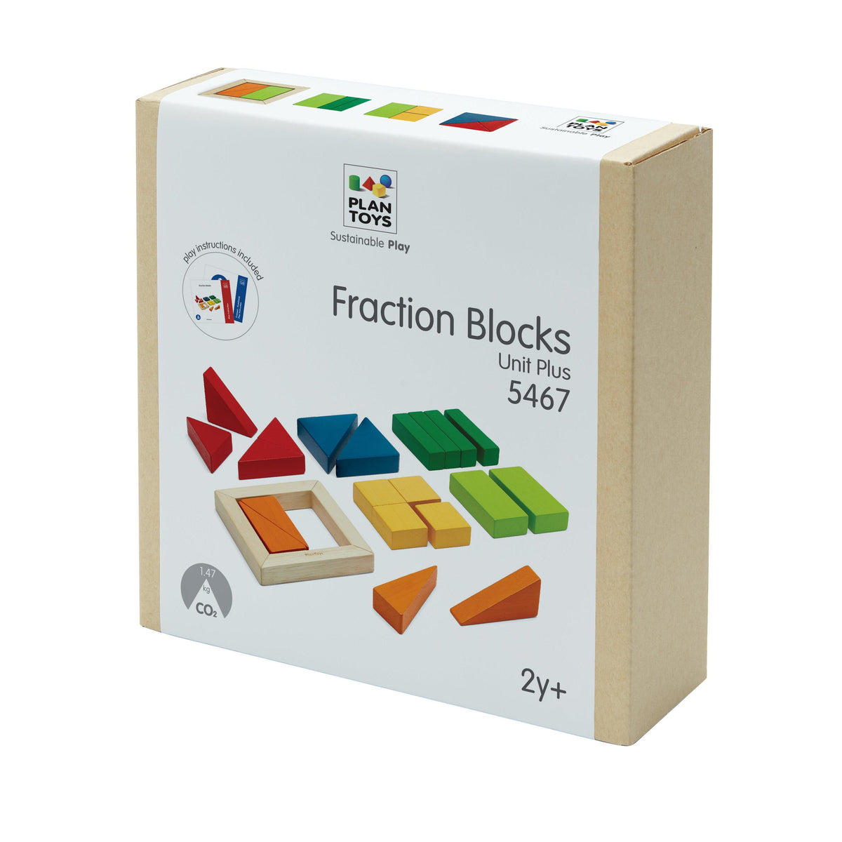 Fraction Blocks - Unit Plus-PlanToys-Modern Rascals