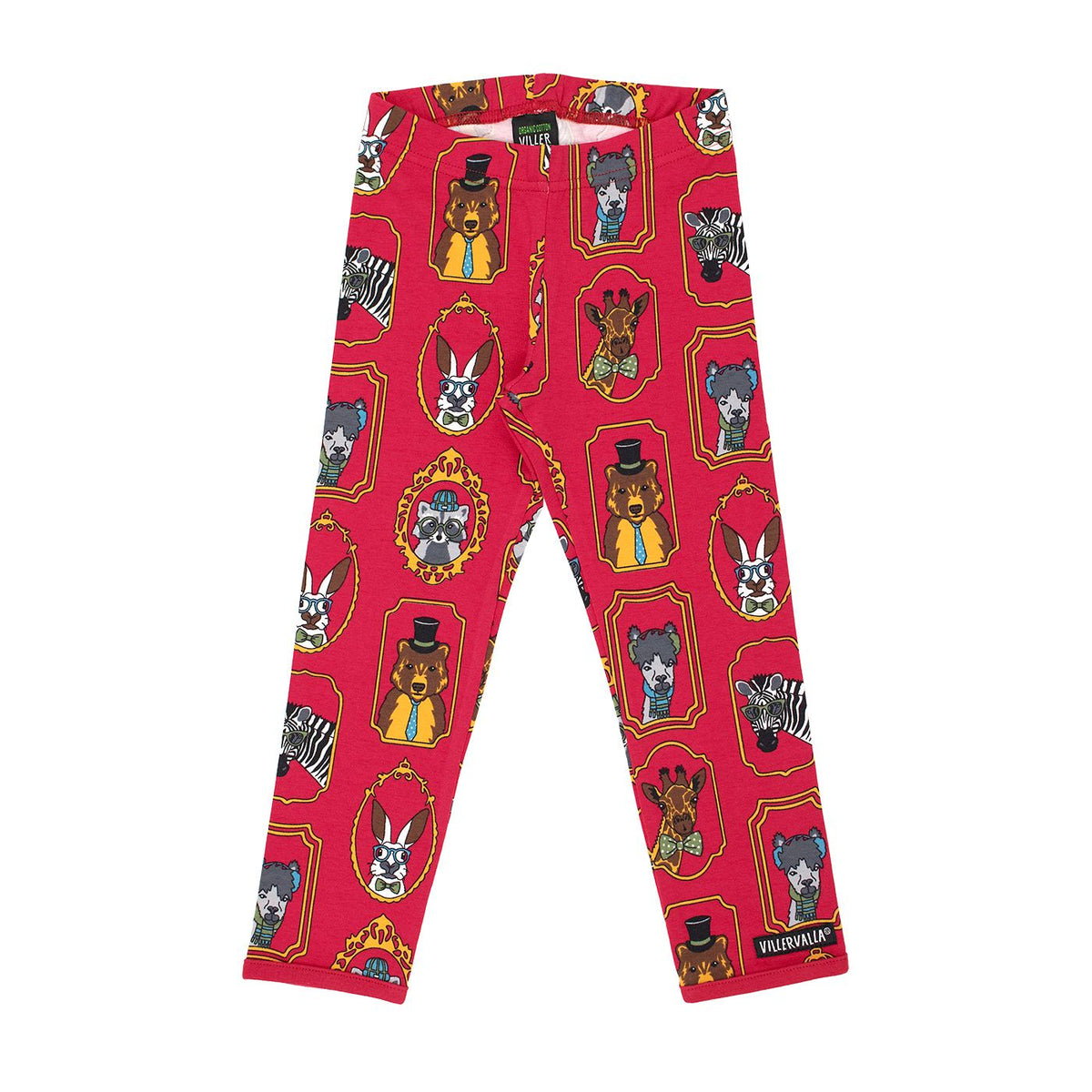 Framed Animals Leggings - Rosehip - 2 Left Size 10-11 years-Villervalla-Modern Rascals