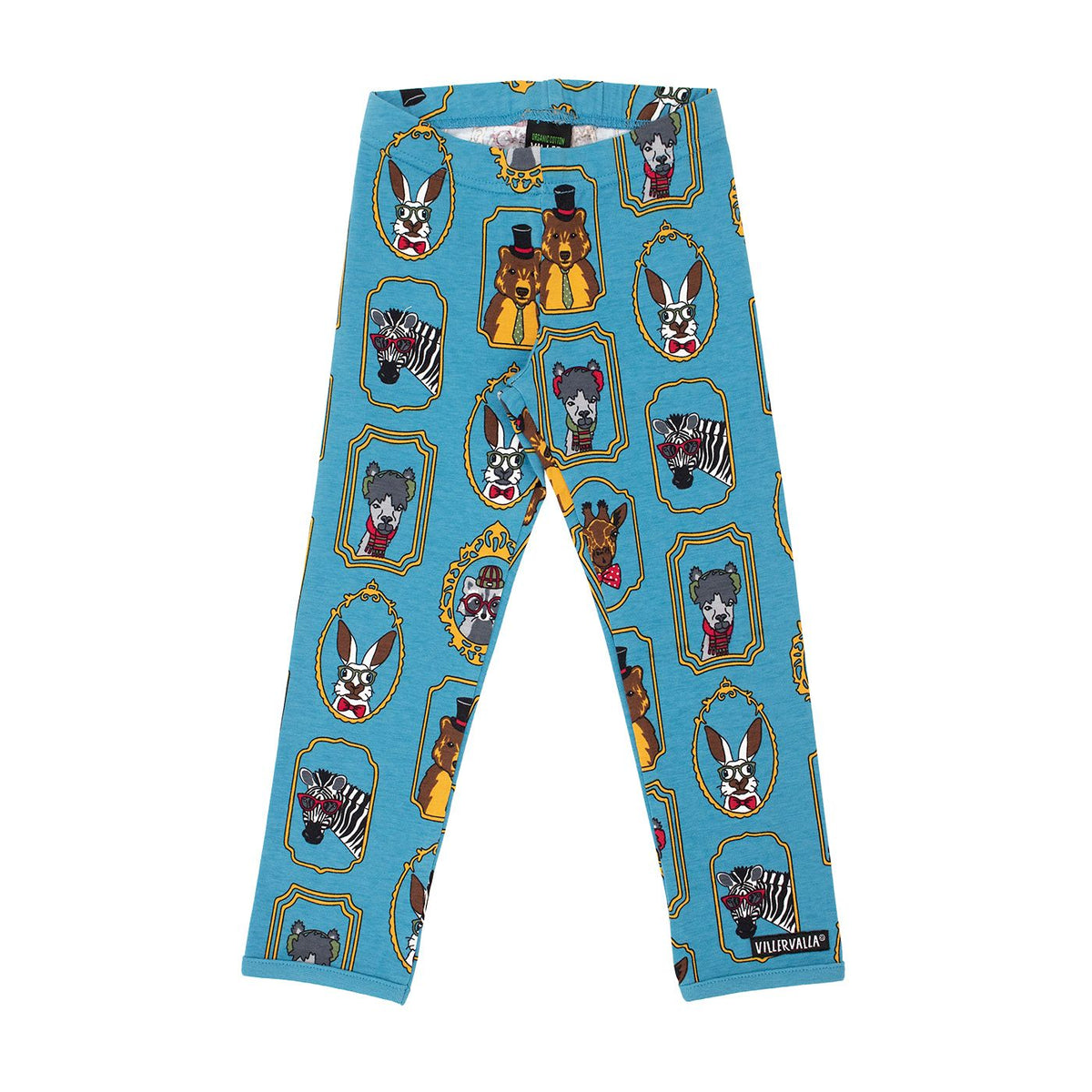 Framed Animals Leggings - Sky - 2 Left Size 2-3 & 11-12 years-Villervalla-Modern Rascals