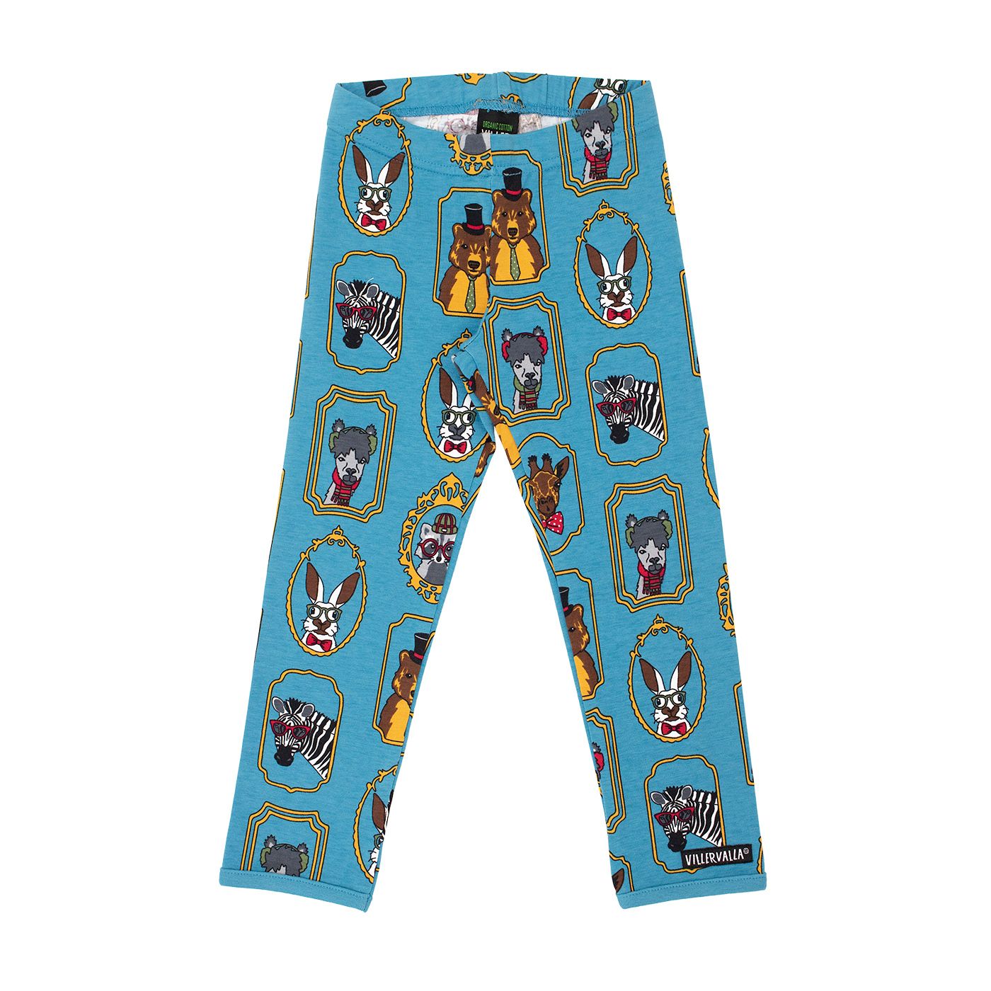 Framed Animals Leggings - Sky - 2 Left Size 2-3 & 11-12 years-Villervalla-Modern Rascals