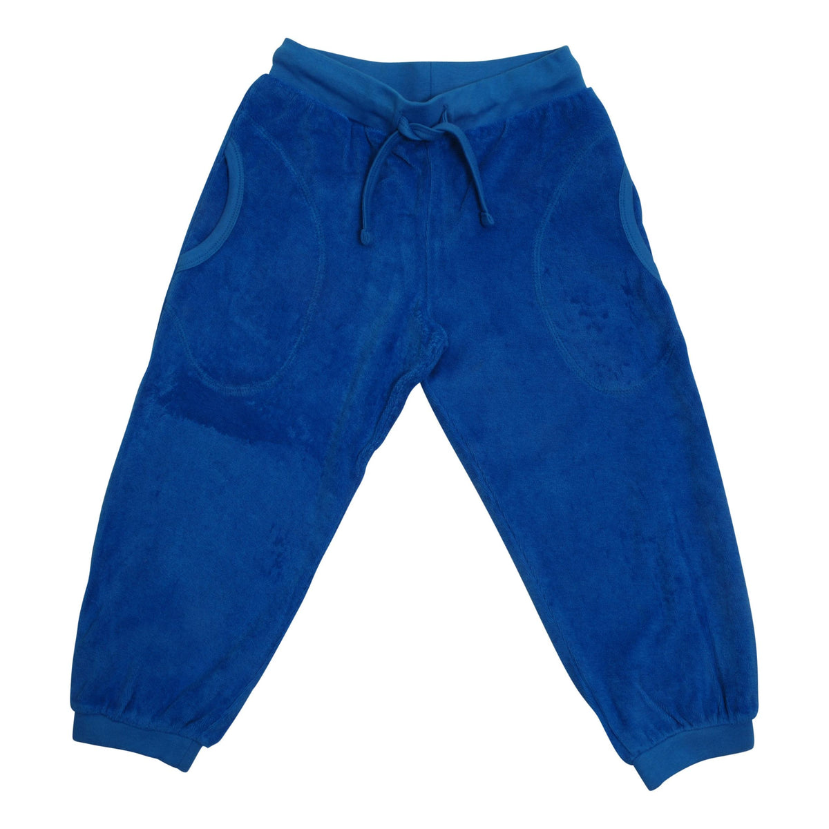 French Blue Terry Trousers - 1 Left Size 9-12 months-Duns Sweden-Modern Rascals