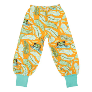 Frog - Orange Baggy Pants - 2 Left Size 8-10 & 10-12 years-Duns Sweden-Modern Rascals