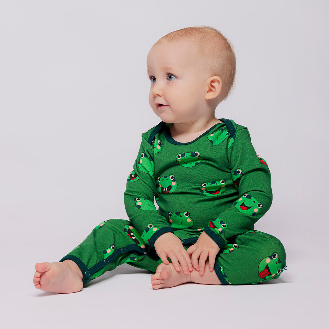 Frogs Long Sleeve Long Legged Suit-Smafolk-Modern Rascals
