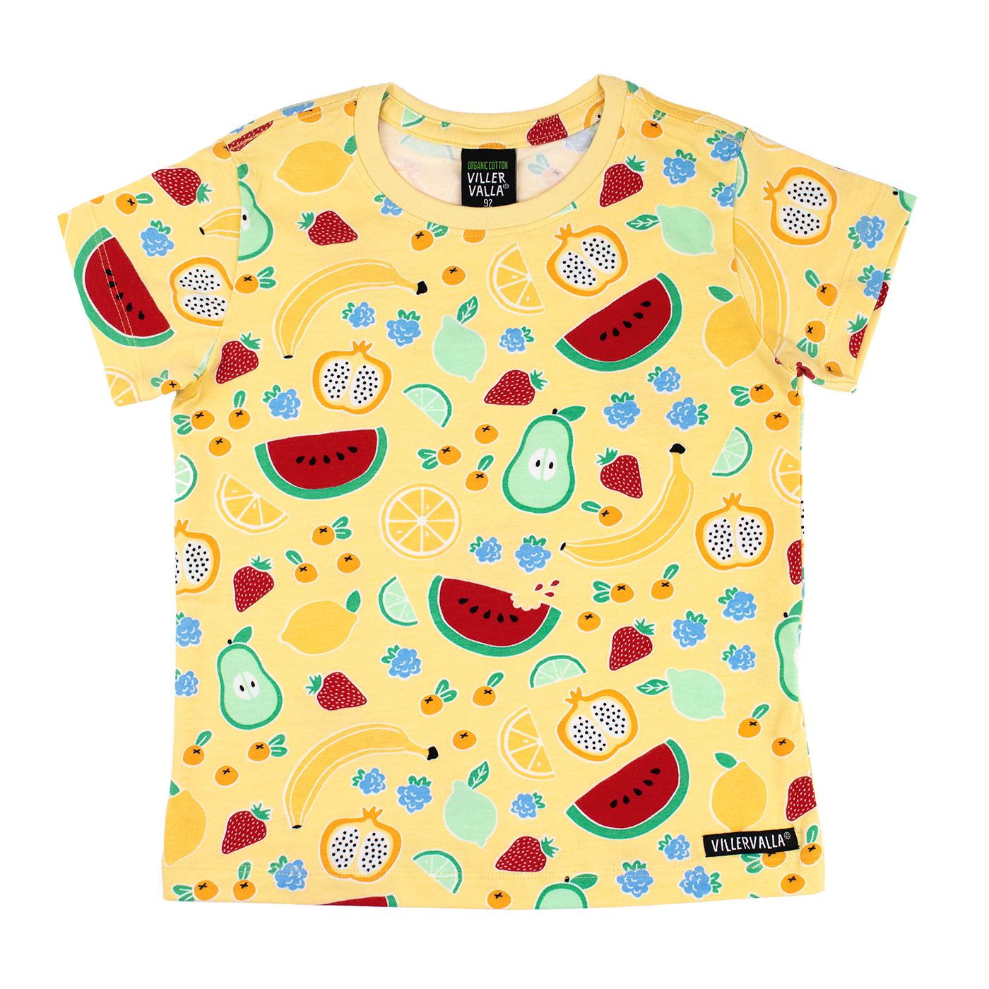 Fruit Short Sleeve Shirt in Light Banana - 2 Left Size 2-3 & 4-5 years-Villervalla-Modern Rascals