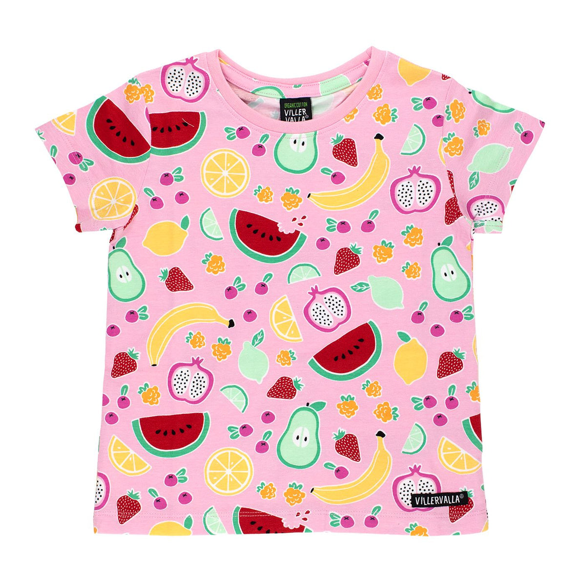Fruit Short Sleeve Shirt in Light Blossom-Villervalla-Modern Rascals