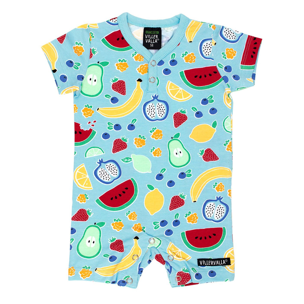 Fruit Summer Suit in Light Bay - 1 Left Size 6-9 months-Villervalla-Modern Rascals