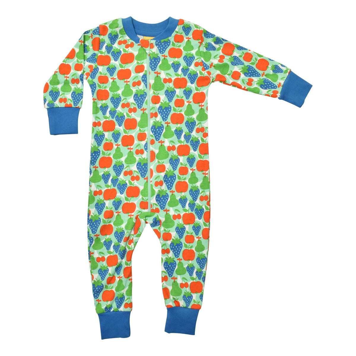 Fruits - Beach Glass Zippersuit - 1 Left Size 3-6 months-Duns Sweden-Modern Rascals