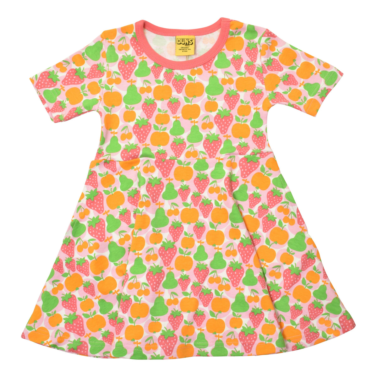 Fruits - Blushing Bride Short Sleeve Skater Dress-Duns Sweden-Modern Rascals