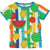 Fruits Short Sleeve T-Shirt - Blue Atoll - 2 Left Size 9-10 & 11-12 years-Smafolk-Modern Rascals