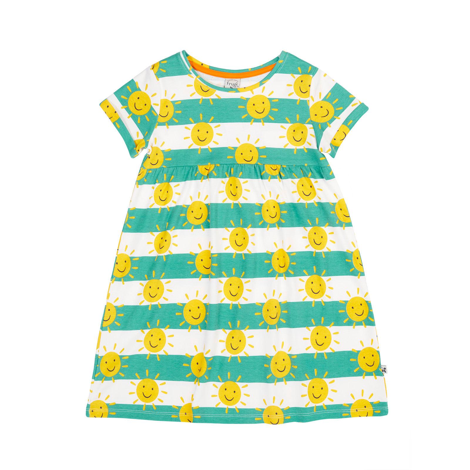 Full Of Sunshine Tallie Dress - 1 Left Size 4-5 years-Frugi-Modern Rascals