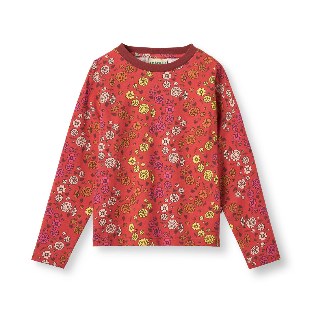 Gala Long Sleeve Blouse With Flowers-Smafolk-Modern Rascals