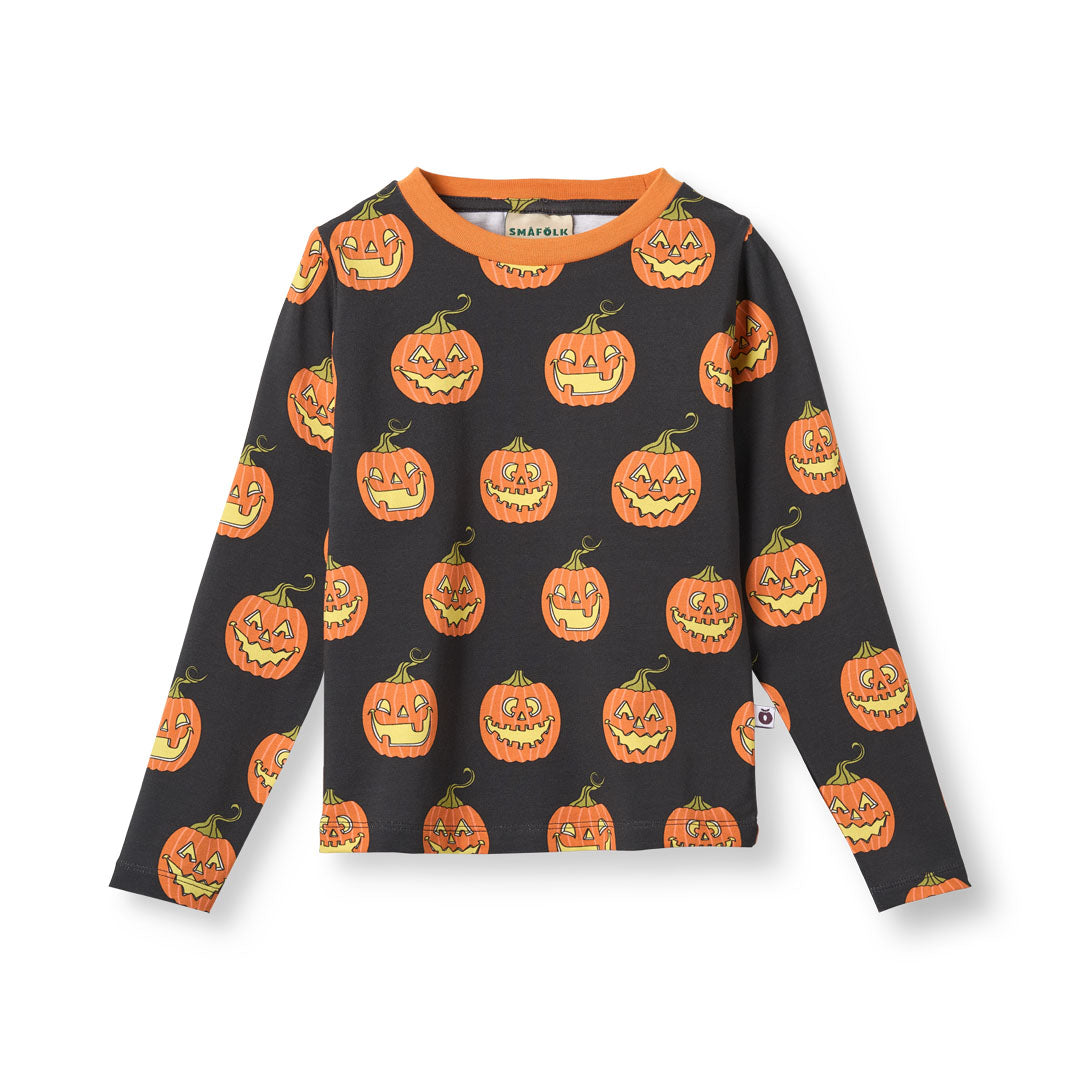 Gala Long Sleeve Blouse With Pumpkins-Smafolk-Modern Rascals