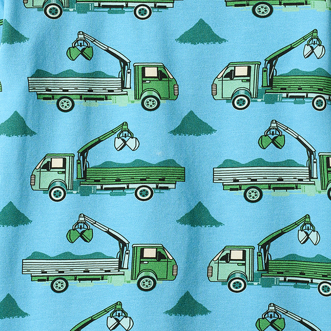 Gala Long Sleeve Shirt With Trucks - 2 Left Size 3-4 & 7-8 years-Smafolk-Modern Rascals