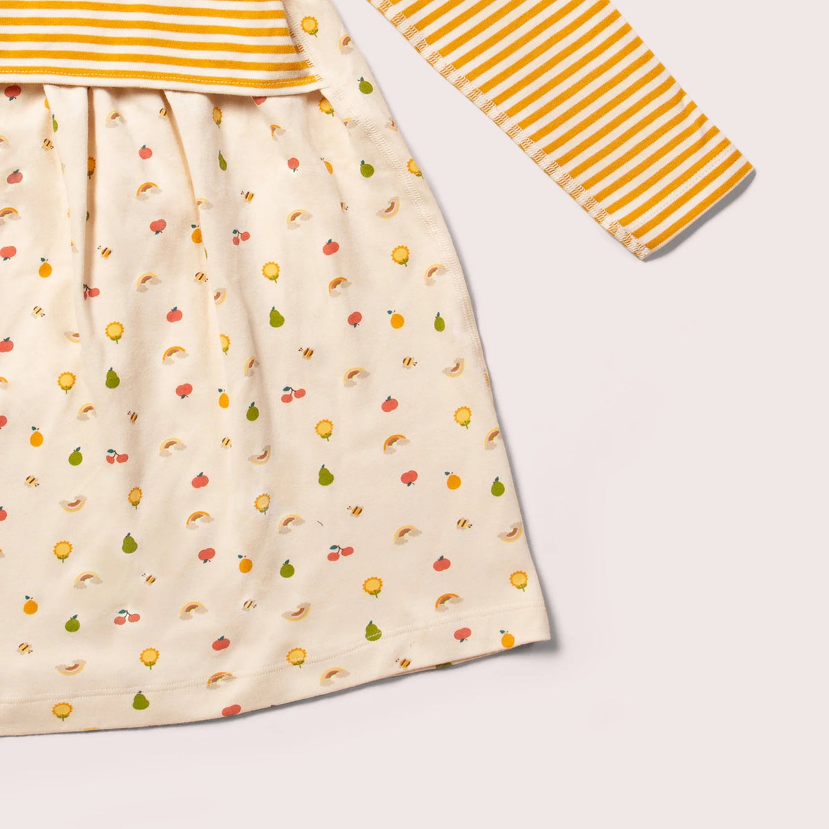 Garden Days Adaptive Easy Peasy Long Sleeve Dress - 1 Left Size 2-3 years-Little Green Radicals-Modern Rascals