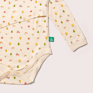 Garden Days Easy Feeding Adaptive Long Sleeve Onesie - 1 Left Size 6-7 years-Little Green Radicals-Modern Rascals