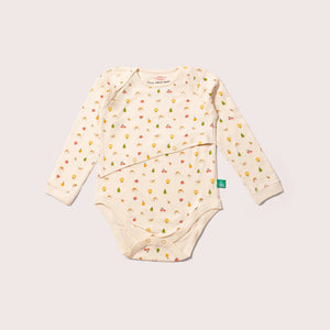 Garden Days Easy Feeding Adaptive Long Sleeve Onesie - 1 Left Size 6-7 years-Little Green Radicals-Modern Rascals