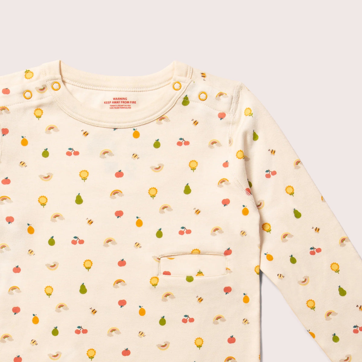 Garden Days Easy Feeding Adaptive Long Sleeve Shirt - 1 Left Size 7-8 years-Little Green Radicals-Modern Rascals