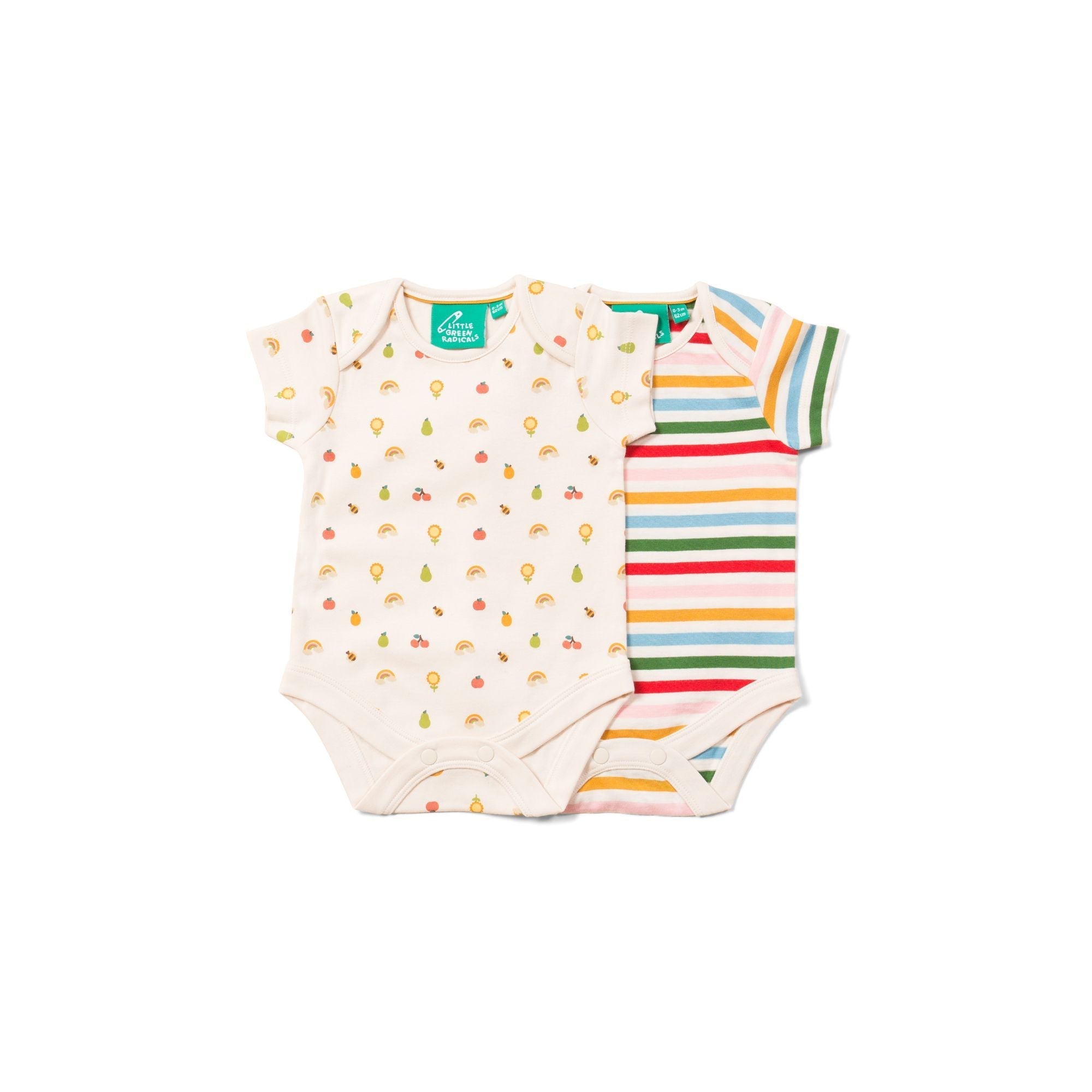 Garden Days Organic Baby Onesie Set - 2 Pack - 1 Left Size 9-12 months-Little Green Radicals-Modern Rascals