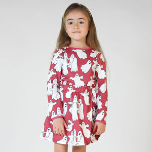 Ghosts Long Sleeve Shirt in Baroque Rose - 2 Left Size 5-6 years-Smafolk-Modern Rascals