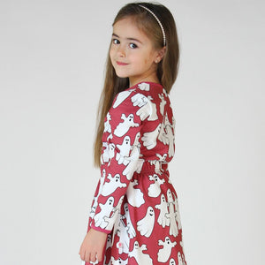 Ghosts Long Sleeve Shirt in Baroque Rose - 2 Left Size 5-6 years-Smafolk-Modern Rascals