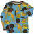 Giraffe, Lion, Hippo and Elephants Long Sleeve Shirt - Blue Grotto - 2 Left Size 9-10 & 11-12 years-Smafolk-Modern Rascals