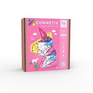Glitter Unicorn Pack - 56 Pieces-Connetix-Modern Rascals