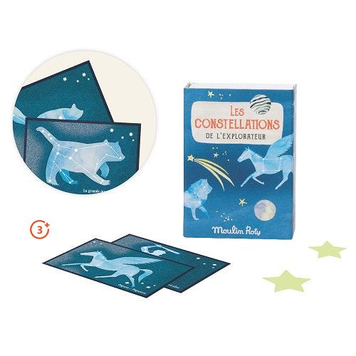 Glow in the Dark Constellation Cards-Moulin Roty-Modern Rascals