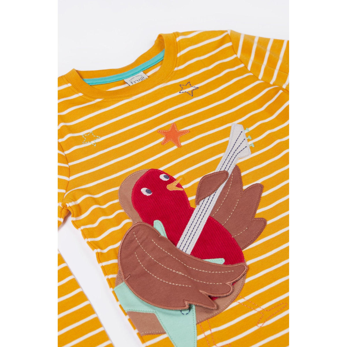 Gold Breton/Rockin' Robin Summit Circular Top - 1 Left Size 6-7 years-Frugi-Modern Rascals